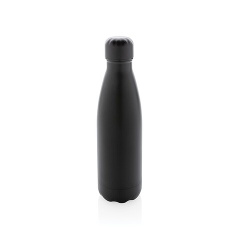 Einfarbige Vakuumisolierte Stainless Steel Flasche schwarz bedrucken, Art.-Nr. P436.461 Einfarbige Vakuumisolierte Stainless Steel Flasche schwarz bedrucken, Art.-Nr. P436.461