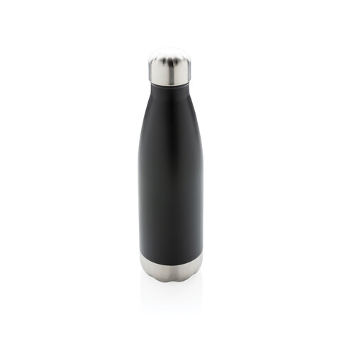 Vakuumisolierte Stainless Steel Flasche schwarz bedrucken, Art.-Nr. P436.491 Vakuumisolierte Stainless Steel Flasche schwarz bedrucken, Art.-Nr. P436.491