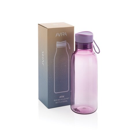 Avira Atik RCS recycelte PET-Flasche 500ml lila bedrucken, Art.-Nr. P438.039 Avira Atik RCS recycelte PET-Flasche 500ml lila bedrucken, Art.-Nr. P438.039