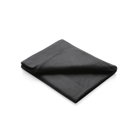 Fleece-Decke im Etui schwarz bedrucken, Art.-Nr. P459.061 Fleece-Decke im Etui schwarz bedrucken, Art.-Nr. P459.061
