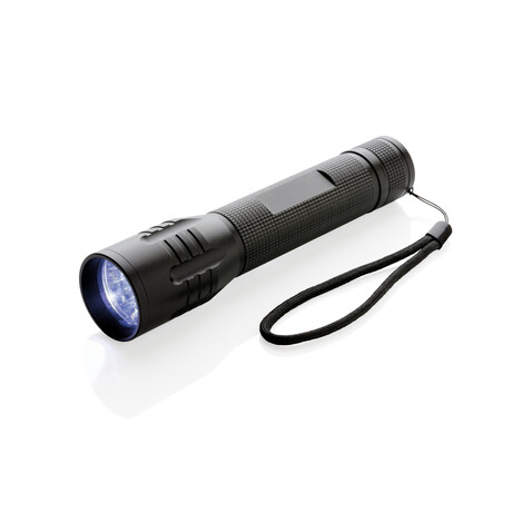 Große 3W Cree Taschenlampe schwarz bedrucken, Art.-Nr. P513.461
