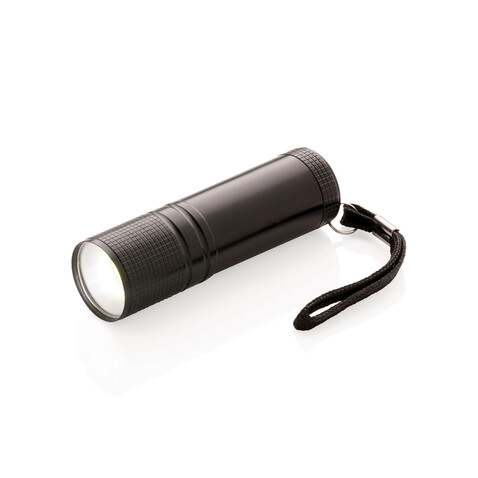 COB Taschenlampe schwarz bedrucken, Art.-Nr. P513.821 COB Taschenlampe schwarz bedrucken, Art.-Nr. P513.821