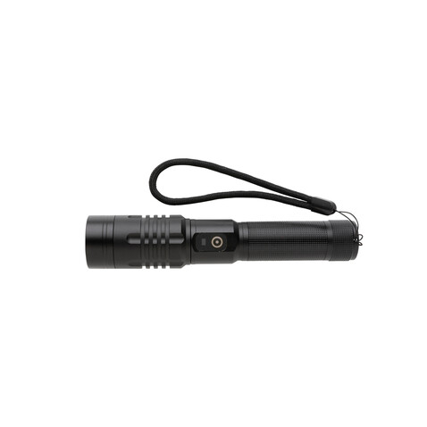 Gear X wiederaufladbare USB Taschenlampe schwarz bedrucken, Art.-Nr. P513.851 Gear X wiederaufladbare USB Taschenlampe schwarz bedrucken, Art.-Nr. P513.851