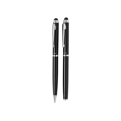 Deluxe Schreibset schwarz bedrucken, Art.-Nr. P610.450 Deluxe Schreibset schwarz bedrucken, Art.-Nr. P610.450