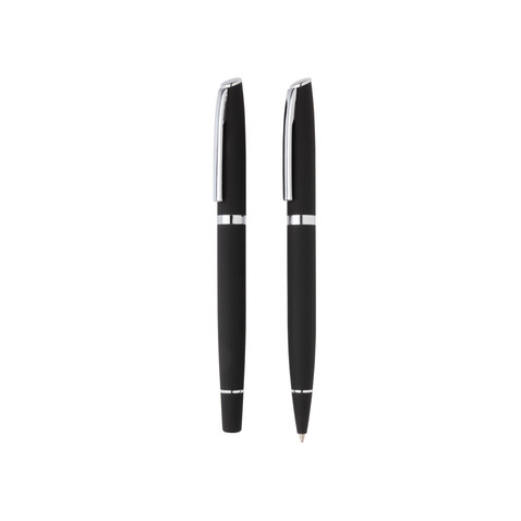 Deluxe Stifte-Set schwarz bedrucken, Art.-Nr. P610.571 Deluxe Stifte-Set schwarz bedrucken, Art.-Nr. P610.571