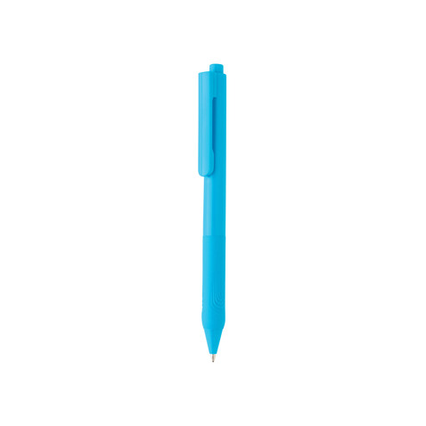 X9 Solid-Stift mit Silikongriff hellblau bedrucken, Art.-Nr. P610.825 X9 Solid-Stift mit Silikongriff hellblau bedrucken, Art.-Nr. P610.825
