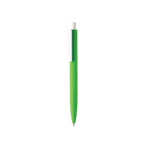 X3-Stift mit Smooth-Touch grün, weiß bedrucken, Art.-Nr. P610.967 X3-Stift mit Smooth-Touch grün, weiß bedrucken, Art.-Nr. P610.967