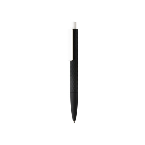 X3-Stift mit Smooth-Touch schwarz, weiß bedrucken, Art.-Nr. P610.961 X3-Stift mit Smooth-Touch schwarz, weiß bedrucken, Art.-Nr. P610.961