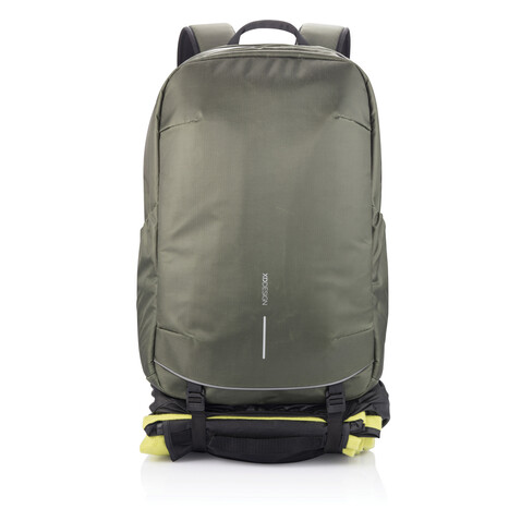 Bobby Explore Rucksack grün, schwarz bedrucken, Art.-Nr. P705.917 Bobby Explore Rucksack grün, schwarz bedrucken, Art.-Nr. P705.917