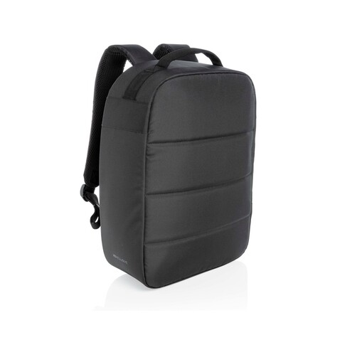 Impact AWARE™ RPET Anti-Diebstahl 15,6" Laptop-Rucksack schwarz bedrucken, Art.-Nr. P762.001 Impact AWARE™ RPET Anti-Diebstahl 15,6" Laptop-Rucksack schwarz bedrucken, Art.-Nr. P762.001