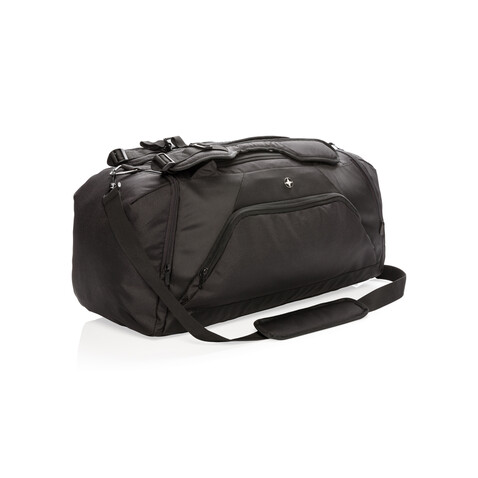 Swiss Peak RFID Wochenend- & Rucksacktasche schwarz bedrucken, Art.-Nr. P762.261 Swiss Peak RFID Wochenend- & Rucksacktasche schwarz bedrucken, Art.-Nr. P762.261