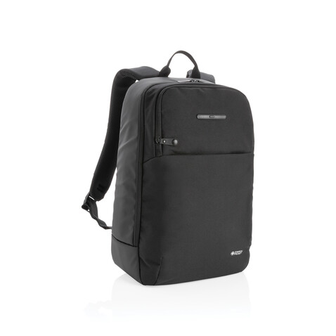 Swiss Peak Rucksack mit UV-Sterilisations-Tasche schwarz bedrucken, Art.-Nr. P762.551 Swiss Peak Rucksack mit UV-Sterilisations-Tasche schwarz bedrucken, Art.-Nr. P762.551