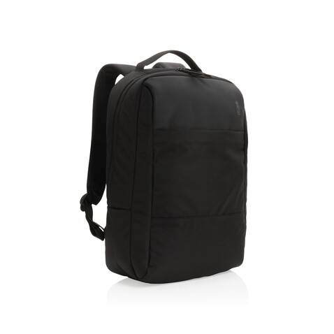 Swiss Peak AWARE™ RPET 15,6" Day-Pack schwarz bedrucken, Art.-Nr. P762.741