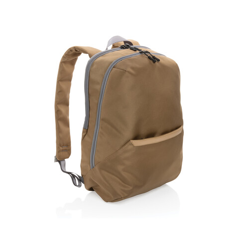 Impact AWARE™ 1200D 15.6'' Laptop-Rucksack khaki, grau bedrucken, Art.-Nr. P762.829 Impact AWARE™ 1200D 15.6'' Laptop-Rucksack khaki, grau bedrucken, Art.-Nr. P762.829