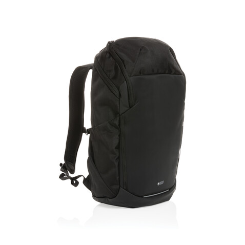 Swiss Peak AWARE™ RPET 15.6" Business Rucksack schwarz bedrucken, Art.-Nr. P762.891