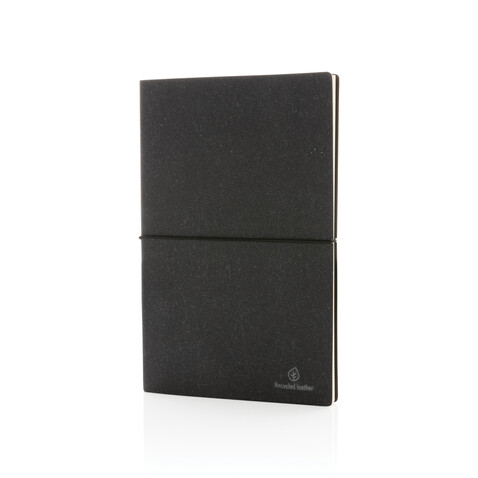 A5 Notizbuch aus GRS recyceltem Leder grau bedrucken, Art.-Nr. P772.212 A5 Notizbuch aus GRS recyceltem Leder grau bedrucken, Art.-Nr. P772.212