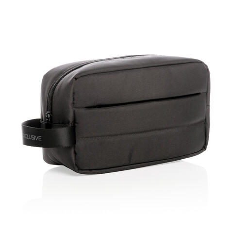 Impact AWARE™ RPET Kulturtasche schwarz bedrucken, Art.-Nr. P820.201