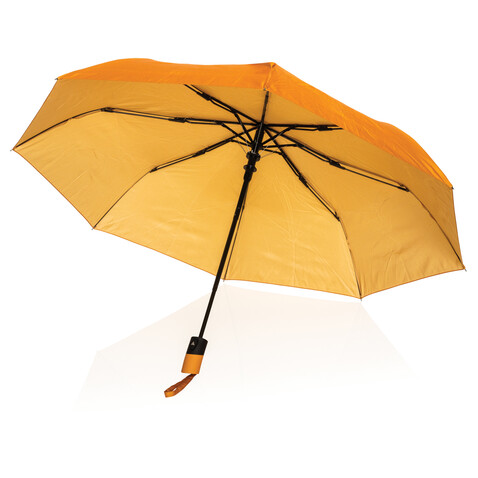 21" Impact AWARE™ 190T Mini-Regenschirm mit Auto-Open sundial orange bedrucken, Art.-Nr. P850.438
