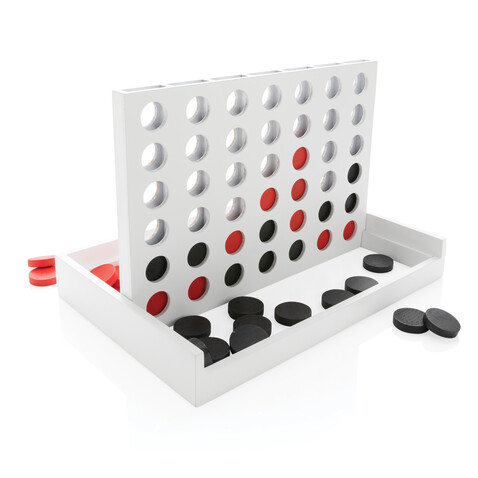 Connect Four Holzspiel weiß bedrucken, Art.-Nr. P940.243
