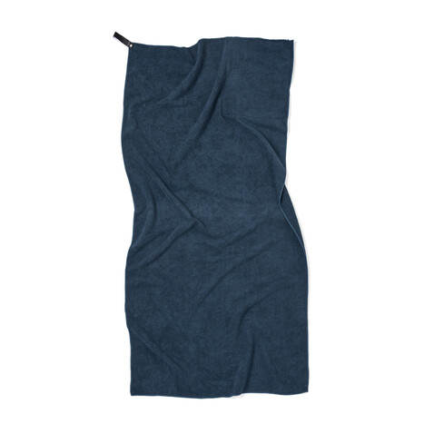 VINGA GRS rPET Active Dry Handtuch 140x70 blau bedrucken, Art.-Nr. 60026 VINGA GRS rPET Active Dry Handtuch 140x70 blau bedrucken, Art.-Nr. 60026