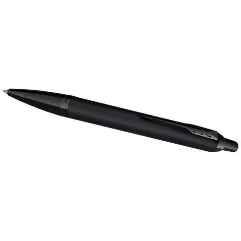 Parker IM achromatisches Kugelschreiber und Tintenroller Set mit Präsentbox (schwarze/blaue Mine), schwarz bedrucken, Art.-Nr. 10782082 Parker IM achromatisches Kugelschreiber und Tintenroller Set mit Präsentbox (schwarze/blaue Mine), schwarz bedrucken, Art.-Nr. 10782082