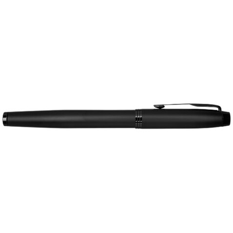 Parker IM achromatisches Kugelschreiber und Tintenroller Set mit Präsentbox (schwarze/blaue Mine), schwarz bedrucken, Art.-Nr. 10782082 Parker IM achromatisches Kugelschreiber und Tintenroller Set mit Präsentbox (schwarze/blaue Mine), schwarz bedrucken, Art.-Nr. 10782082