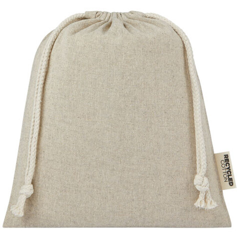Pheebs 150 g/m² GRS Zuziehbeutel aus Recyclingbaumwolle mittel 1,5 l, heather natur bedrucken, Art.-Nr. 12067106 Pheebs 150 g/m² GRS Zuziehbeutel aus Recyclingbaumwolle mittel 1,5 l, heather natur bedrucken, Art.-Nr. 12067106