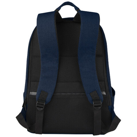 Joey 15,6 Zoll Anti-Diebstahl Laptop Rucksack 18 L aus GRS-recyceltem Canvas, navy bedrucken, Art.-Nr. 12067755 Joey 15,6 Zoll Anti-Diebstahl Laptop Rucksack 18 L aus GRS-recyceltem Canvas, navy bedrucken, Art.-Nr. 12067755
