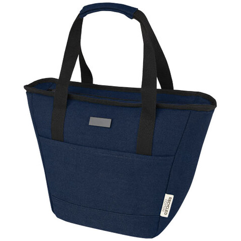 Joey GRS-recycelte Canvas Lunch Kühltasche 6 L für 9 Dosen, navy bedrucken, Art.-Nr. 12067955 Joey GRS-recycelte Canvas Lunch Kühltasche 6 L für 9 Dosen, navy bedrucken, Art.-Nr. 12067955