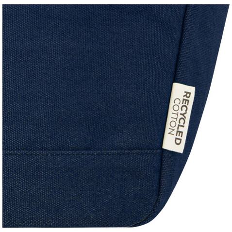 Joey GRS-recycelte Canvas Lunch Kühltasche 6 L für 9 Dosen, navy bedrucken, Art.-Nr. 12067955 Joey GRS-recycelte Canvas Lunch Kühltasche 6 L für 9 Dosen, navy bedrucken, Art.-Nr. 12067955