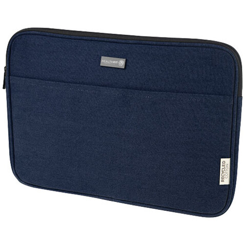 Joey 14" Laptophülle aus GRS recyceltem Canvas 2 L, navy bedrucken, Art.-Nr. 12068055 Joey 14" Laptophülle aus GRS recyceltem Canvas 2 L, navy bedrucken, Art.-Nr. 12068055
