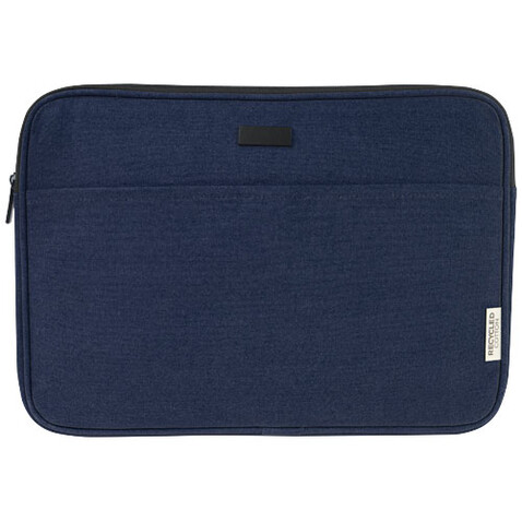 Joey 14" Laptophülle aus GRS recyceltem Canvas 2 L, navy bedrucken, Art.-Nr. 12068055 Joey 14" Laptophülle aus GRS recyceltem Canvas 2 L, navy bedrucken, Art.-Nr. 12068055