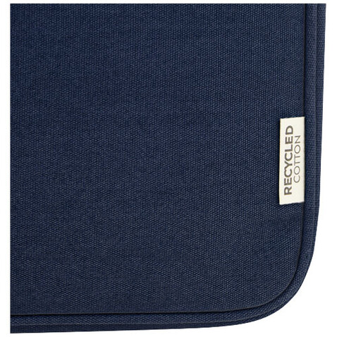 Joey 14" Laptophülle aus GRS recyceltem Canvas 2 L, navy bedrucken, Art.-Nr. 12068055 Joey 14" Laptophülle aus GRS recyceltem Canvas 2 L, navy bedrucken, Art.-Nr. 12068055