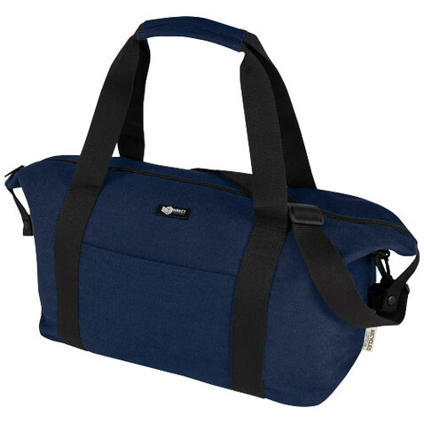 Joey Reisetasche aus GRS recyceltem Canvas 25 L, navy bedrucken, Art.-Nr. 12068155 Joey Reisetasche aus GRS recyceltem Canvas 25 L, navy bedrucken, Art.-Nr. 12068155