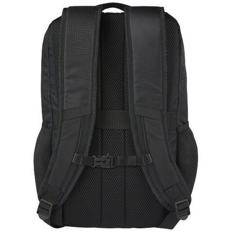 Trailhead 15" GRS recycelter zweifarbiger Laptop-Rucksack 14 L, schwarz, grau bedrucken, Art.-Nr. 12068290 Trailhead 15" GRS recycelter zweifarbiger Laptop-Rucksack 14 L, schwarz, grau bedrucken, Art.-Nr. 12068290