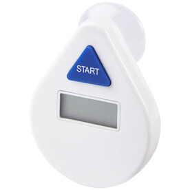 Guitty digitaler Timer für die Dusche, weiss bedrucken, Art.-Nr. 12620301