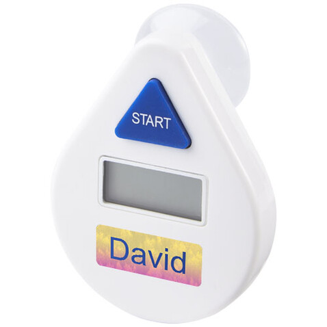 Guitty digitaler Timer für die Dusche, weiss bedrucken, Art.-Nr. 12620301 Guitty digitaler Timer für die Dusche, weiss bedrucken, Art.-Nr. 12620301