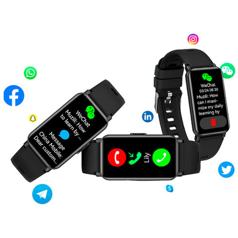 Prixton AT806 Multisport-Smartband mit GPS, schwarz bedrucken, Art.-Nr. 2PA15090 Prixton AT806 Multisport-Smartband mit GPS, schwarz bedrucken, Art.-Nr. 2PA15090