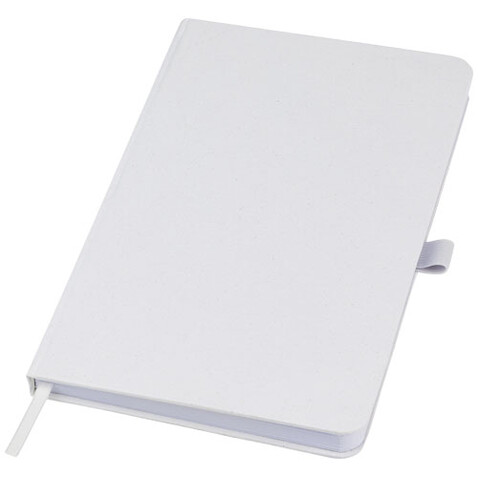 Fabianna Hardcover Notizbuch aus Crush-Papier, weiss bedrucken, Art.-Nr. 10781201