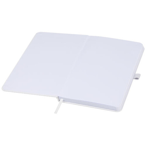 Fabianna Hardcover Notizbuch aus Crush-Papier, weiss bedrucken, Art.-Nr. 10781201