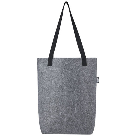 Felta Tragetasche aus GRS-recyceltem Filz mit breitem Boden 12 L, mittelgrau bedrucken, Art.-Nr. 12066282 Felta Tragetasche aus GRS-recyceltem Filz mit breitem Boden 12 L, mittelgrau bedrucken, Art.-Nr. 12066282