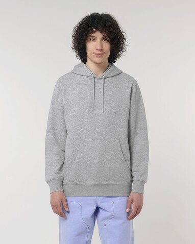 Archer - Der Unisex-Hoodie aus French Terry - Heather Grey - XL bedrucken, Art.-Nr. STSU011C2501X