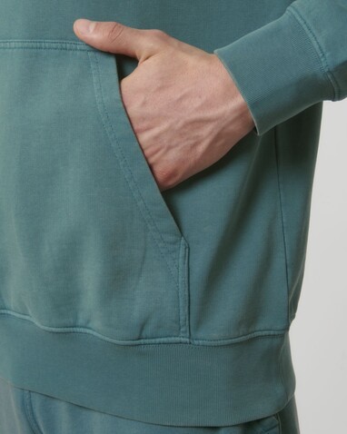 Archer Vintage - Der Garment-Dyed Unisex-Hoodie aus French Terry - G. Dyed Hydro - M bedrucken, Art.-Nr. STSU040C1021M