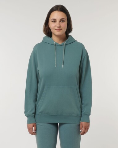 Archer Vintage - Der Garment-Dyed Unisex-Hoodie aus French Terry - G. Dyed Hydro - XL bedrucken, Art.-Nr. STSU040C1021X