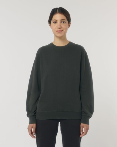 Matcher Vintage - Das Garment-Dyed Rundhals-Unisex-Sweatshirt aus French Terry - G. Dyed Black Rock - L bedrucken, Art.-Nr. STSU085C1401L Matcher Vintage - Das Garment-Dyed Rundhals-Unisex-Sweatshirt aus French Terry - G. Dyed Black Rock - L bedrucken, Art.-Nr. STSU085C1401L