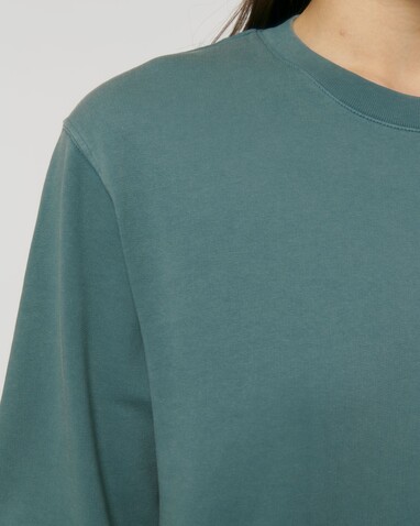 Matcher Vintage - Das Garment-Dyed Rundhals-Unisex-Sweatshirt aus French Terry - G. Dyed Hydro - XXL bedrucken, Art.-Nr. STSU085C1022X