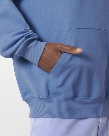 Cooper Dry - Der Boxy Unisex-Hoodie mit trockenem Griff - Bright Blue - M bedrucken, Art.-Nr. STSU797C0531M
