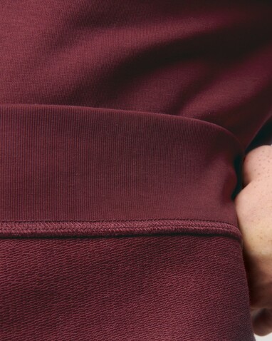 Matcher - Das Rundhals-Unisex-Sweatshirt aus French Terry - Burgundy - 3XL bedrucken, Art.-Nr. STSU799C2443X