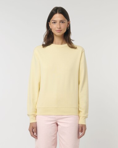 Matcher - Das Rundhals-Unisex-Sweatshirt aus French Terry - Butter - M bedrucken, Art.-Nr. STSU799C0781M