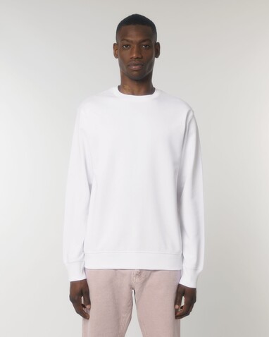 Matcher - Das Rundhals-Unisex-Sweatshirt aus French Terry - White - S bedrucken, Art.-Nr. STSU799C0011S